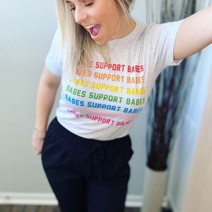 Babes Support Babes Graphic Tee
